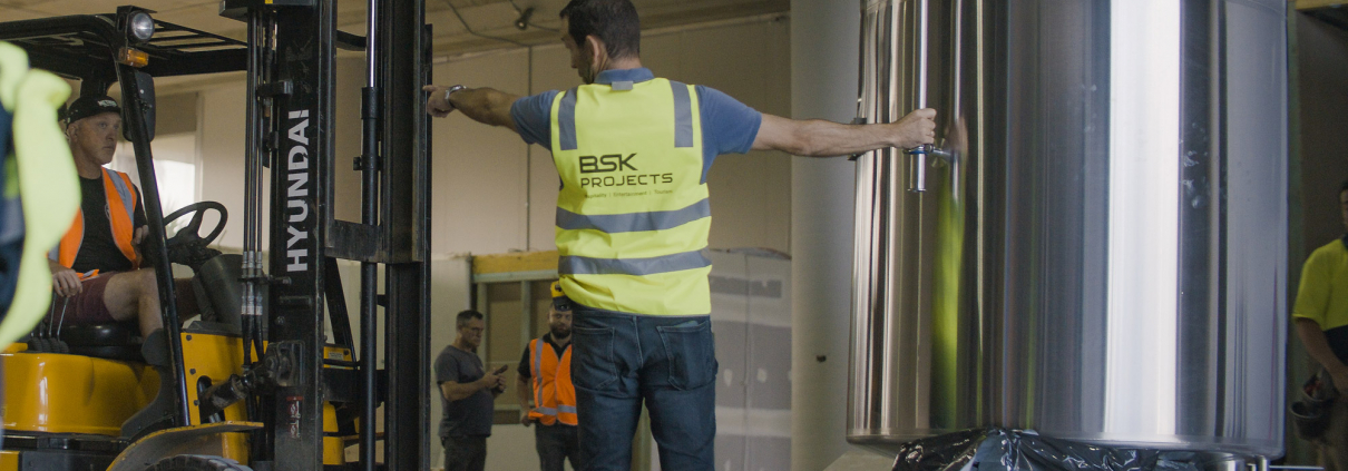 Hands on brewery construction | BSK Projects